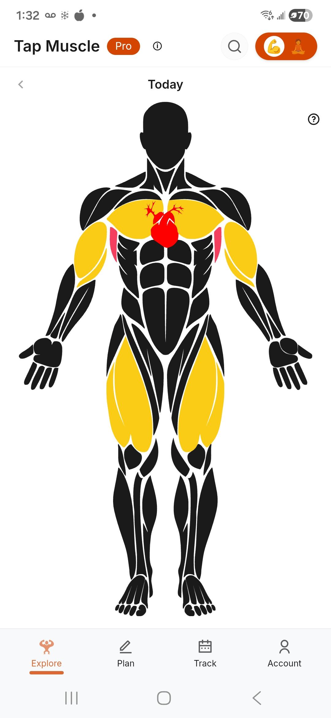 YesCoach app home screen